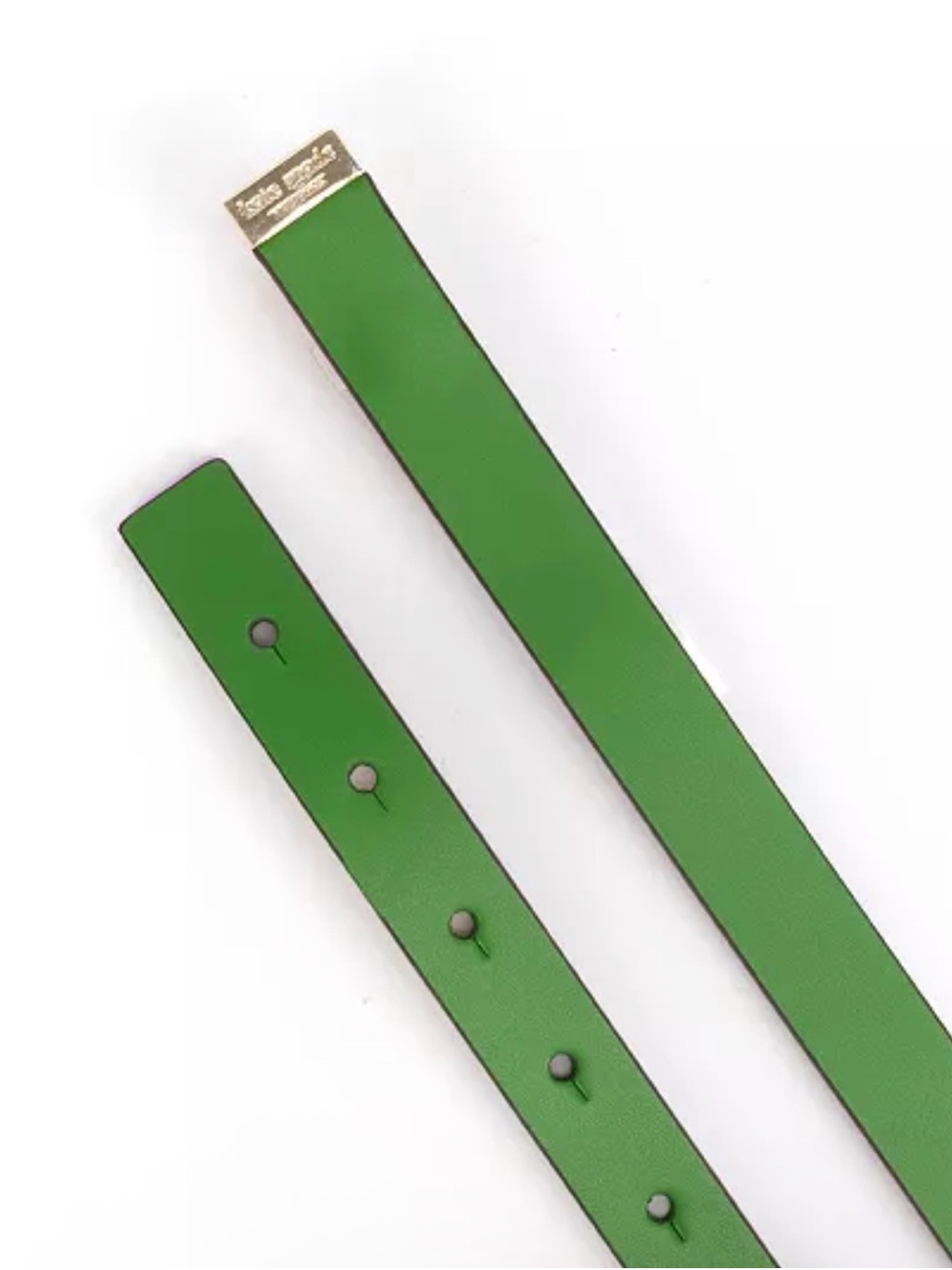kate spade Green Patent Skinny Bow Belt - Picture 4 of 5